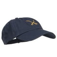 thumbnail image 5 of Crossed Swords Embroidered Low Cap - Navy OSFM, 5 of 5