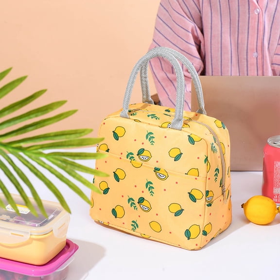 Lunch Bag Insulated Lunch Box Women's Lunch Tote With Front Pocket Reusable Insulated Bag Women's Lunch Box Men's Work Picnic,Lunch Bag