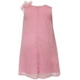 thumbnail image 3 of Little Girls Dress Sleeveless Chiffon Lovely Princess Flower Girl Dress Yellow 2 (Size 2-12), 3 of 4