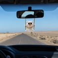 thumbnail image 3 of Cute Pig Swing Charm Auto Hanging Ornament Adorable Interior Accessories For Car Rear View Decoration, 3 of 4