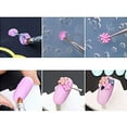 thumbnail image 4 of Techinal 6Pcs Mini Nail Art Silicone Moule Feuille Fleur Animaux Modèle Acrylique Gel Outils, 4 of 19