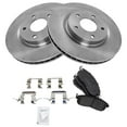 thumbnail image 3 of TRQ Front Brake Pad & Rotor Kit Brake Pads Brake Rotor Ceramic Fits Select 2007-2012 Nissan Sentra, 3 of 5