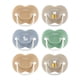 thumbnail image 1 of Chupete Tommee Tippee azul verde gris Bolsa Simétrica sin BPA para 18-36 Meses Paquete de 6, 1 of 9