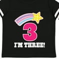 thumbnail image 4 of Inktastic 3rd Birthday 3 Year Old Girls Rainbow Star Girls Toddler T-Shirt, 4 of 5