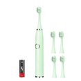 thumbnail image 3 of Cepillo de dientes 28000-37000 Cepillo de dientes eléctrico IPX7 Cepillo de dientes de viaje impermeable, verde, batería, 5 cabezales, 1 batería kenally HA005425-06B, 3 of 6