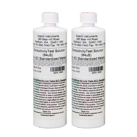 UPC 793950000847 product image for Extech EC-84-P Conductivity Standard, 84µS (2 Bottles) | upcitemdb.com