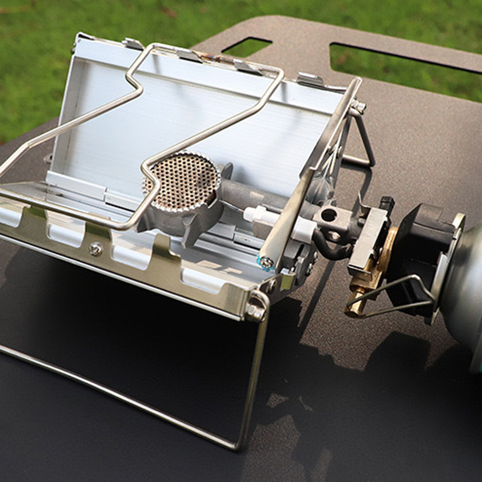 Folding Zincs Alloys Camp Cooker Portables Heavy Type Outdoor Cooking Stove for Camp Picnics Travel
