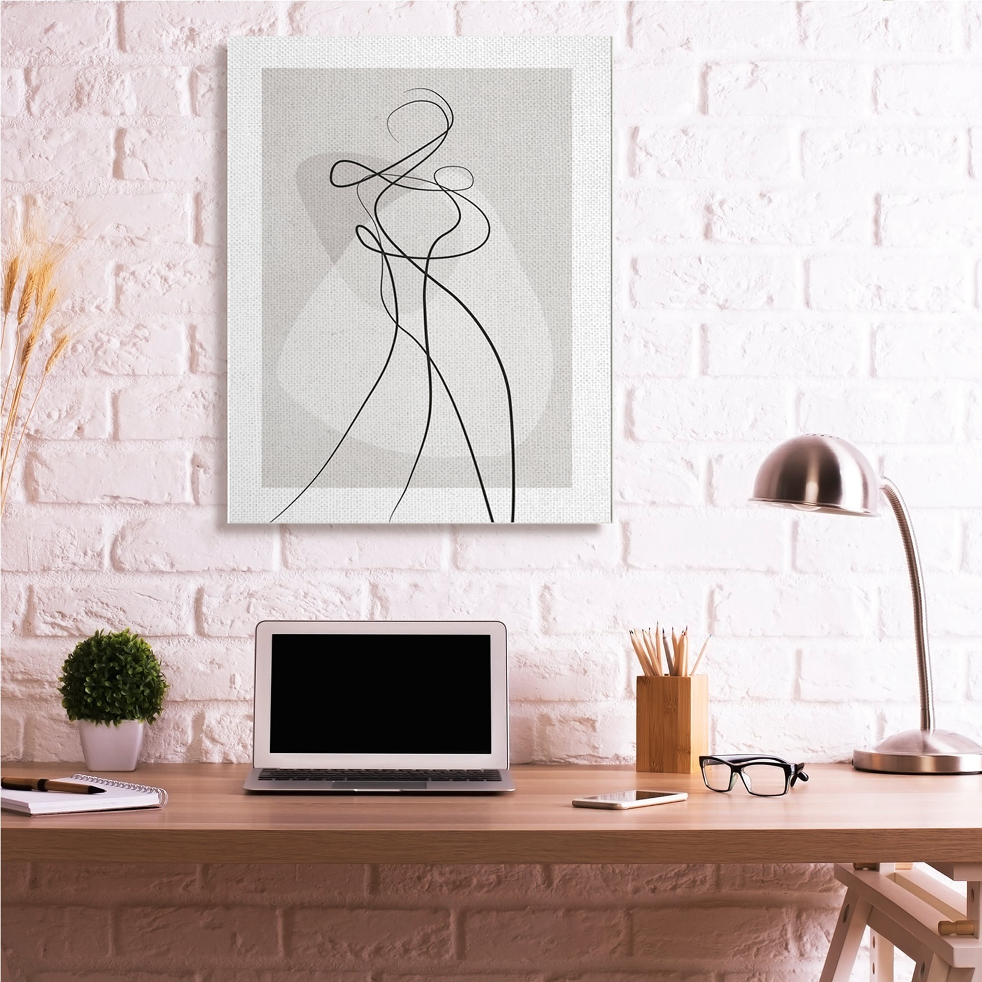 Stupell Industries Surreal Figure Expressive Body Abstract Contemporary,30 x 40,Designed by Design Fabrikken