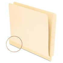 Pendaflex  Laminate Shelf File Folder- Straight Cut- End Tab- 11 Pt Manila- Letter- 100/Box