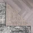 thumbnail image 4 of World Rug Gallery Distressed Abstract Stain Resistant Soft Area Rug - Gray 2'x7', 4 of 9