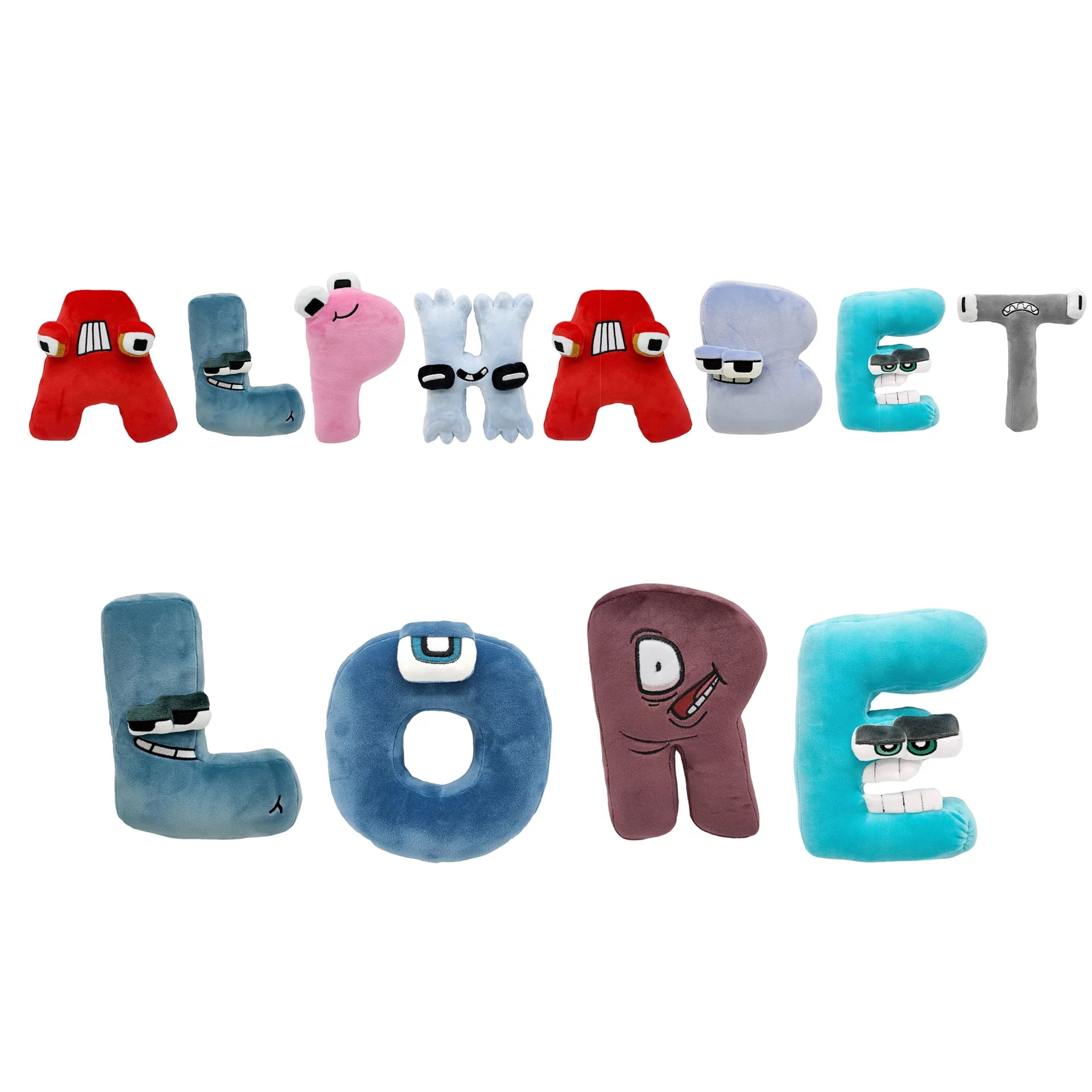 Alphabet Lore Plush Toys, a-z Lowercase Letters Stuffed Dolls, Birthday  Supplies for Kids (b) : : Toys & Games