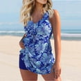 thumbnail image 4 of jsaierl Tankini Swimsuits for Women 2 Piece with Shorts Summer Ladies Tummy Control Swimwear Cute Modest Tank Tops and Boyshorts Bathing Suits, 4 of 4