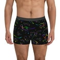 thumbnail image 4 of Wukai Dinosaur Print Men’s Underwear Breathable Boxer Briefs,&nbsp;Moisture Wicking & Breathable-X-Large, 4 of 7