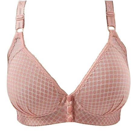 Summer Clearance! Ahuyic Womens Summer Bras Plus Size Bras for Women Women s Nursing Bra Maternity Sleeping Underwear Large Size Large Cup No Underwear Women Daily Bra