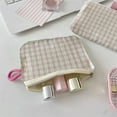 thumbnail image 1 of BAOPAI Woolen Knitted Striped Coin Purse and Cosmetics Bag with Zipper Closure for Portable Storage, 1 of 6