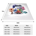 thumbnail image 4 of Lsque inside out 2 Pattern Fuzzy Fleece Throw Blanket Extra Large,Super Soft,Fluffy and Warm Blankets for Couch,Bed,All Season Use (40"x30"), 4 of 7
