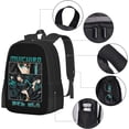 thumbnail image 4 of Muichiro Tokito Backpack,3d Print Laptop Backpack Lightweight Casual Daypack Bookbag Multi-Function Travel Backpack 16.5 In, 4 of 5