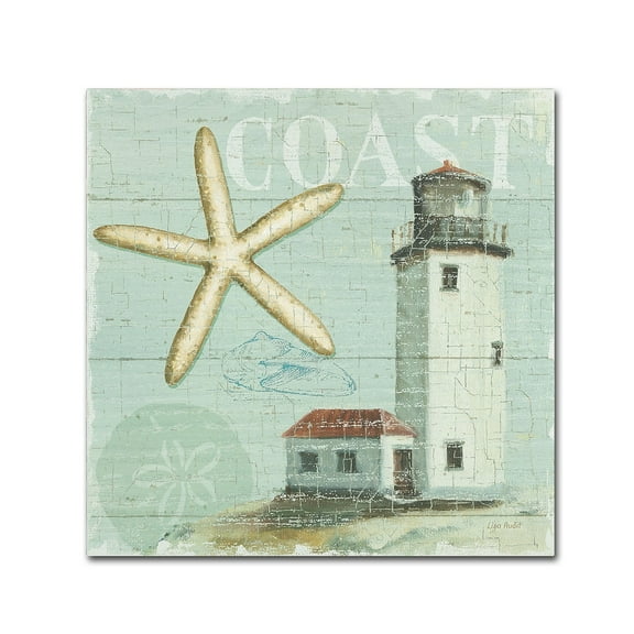 Trademark Fine Art "Beach House II" Canvas Art by Lisa Audit