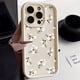thumbnail image 4 of Funda de silicona mate con flores para iPhone, carcasa suave con flores para iPhone 15 Pro, 11, 13, 14, 12 Pro Max, XR, XS, X, 7, 8 Plus, SE, 4 of 5