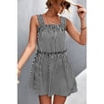 thumbnail image 6 of IROINNID Women's Sleeveless Sundress Fashion Summer Casual Striped Camis Vest Mini Dress Square Neck Short Women Dress, 6 of 8