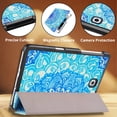 thumbnail image 4 of Tri-Fold Case Compatible with Samsung Galaxy TAB S2 9.7 inch Tablet - SM T810/T813/T815C/T819C(2014 Edition), Includes a Screen Protector - Premium PU Leather Tri-Fold Cover with Auto Sleep/Wake, 4 of 10