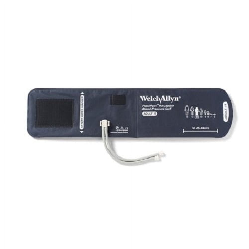 Welch Allyn REUSE-11-2MQ Flexiport Reusable Blood Pressure Cuff Size 11 - Adult Arm