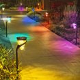 thumbnail image 2 of (Set of 2)Solar Outdoor Lights，High Quality,High Battery Life,LED Solar Garden Lights,Outdoor Decorations, Garden Decor for Yard, Patio, Landscape, Planter, Walkway, 9 lighting modes, 2 of 8