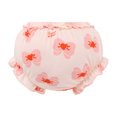 thumbnail image 4 of YONGHS 4 Pack Cotton Bloomers for Baby Girl Underwear Ruffle Diaper Cover Summer Booty Shorts Pink 3-4, 4 of 7