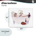 thumbnail image 4 of Stupell Industries Glam Woman with Wine Bath Canvas Art, 20 x 16, by Ziwei Li, 4 of 8