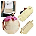 thumbnail image 2 of Cloth Waist Bags Travel Pouch Wallets Money Waist Belt Bag Thin Security Useful Bags Chest Pack, 2 of 8