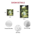 thumbnail image 7 of Forest Kitchen Dish Towels for Drying Dishes Set of 2, Nature Woodland Spring Scenic Green Trees Flower Waffle Weave Microfiber Hand Tea Bathroom Towels Quick Dry & Absorbent Towel 12x12, 7 of 7