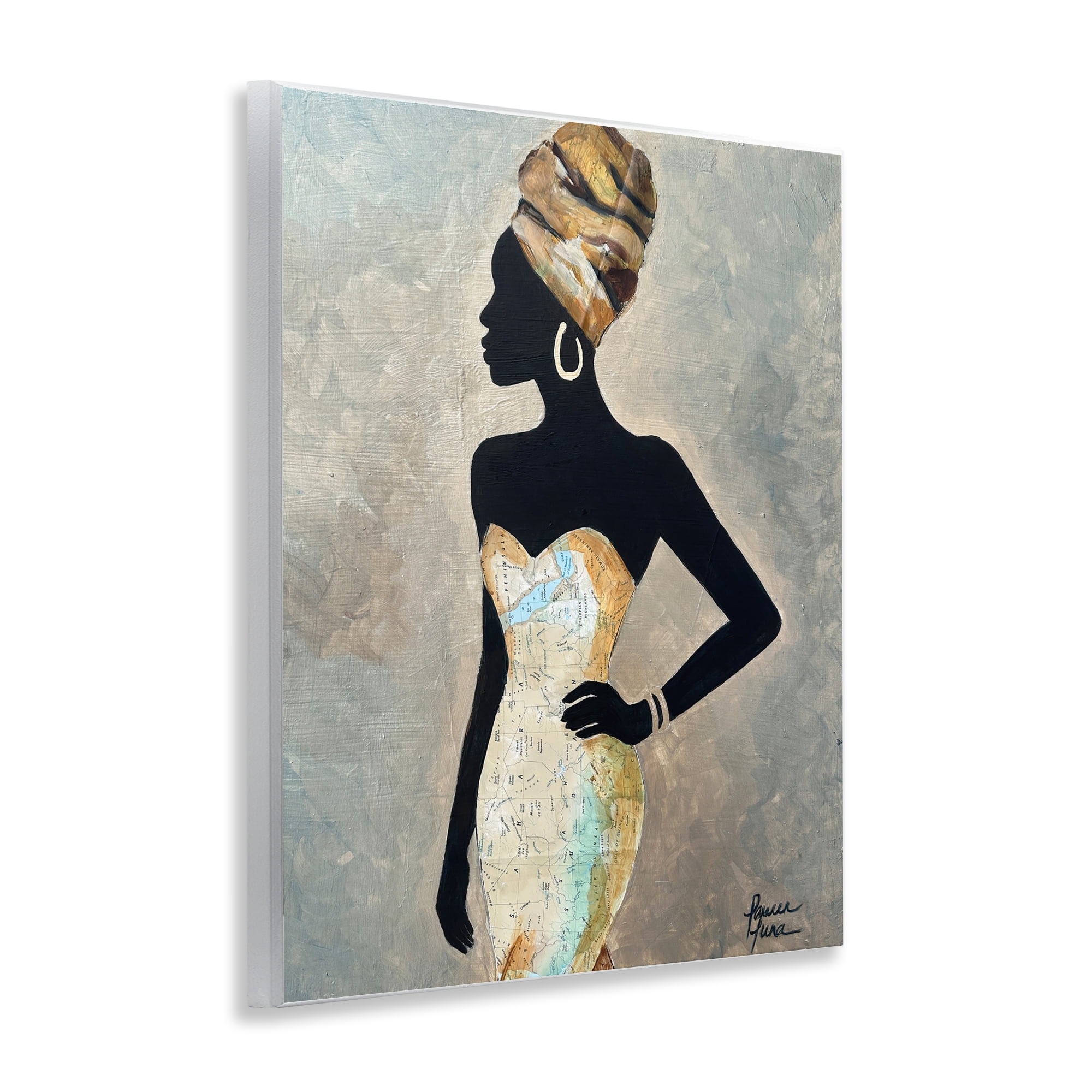 Stupell Industries Motherland Muse Fashion Portrait Wall Plaque Art, design by Lauren Luna