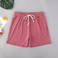 thumbnail image 2 of Men’s Jogger Sweat Shorts Undershirt Casual Solid Color Gym Running Workout Athletic Pants, 2 of 5