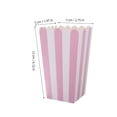 thumbnail image 2 of CTIRCHIU Popcorn Box Pink 11.8X2.8X2Inch Small for Picnics Food Storage 24Pcs, 2 of 8