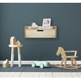 thumbnail image 4 of Kate and Laurel Kitt Modern Floating Wall Shelf, 18 x 6.5 x 12, Natural, Wood Shelf For Storage and Display, 4 of 7