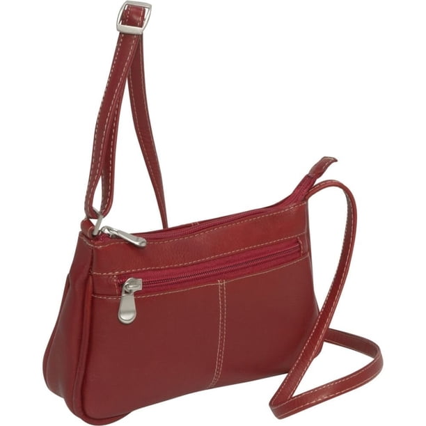 Le Donne Leather Top Zip Mini Crossbody LD9130
