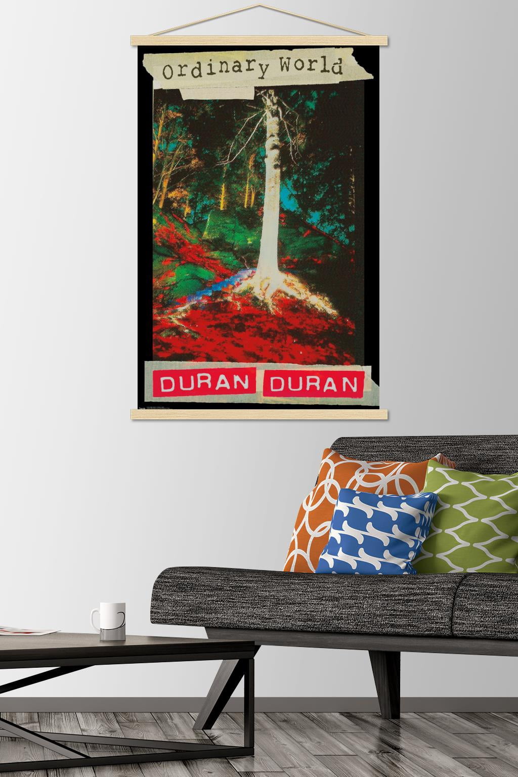 Duran Duran - Ordinary World Wall Poster with Wooden Magnetic Frame, 22.375" x 34"