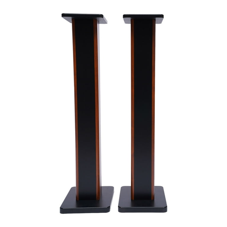 FETCOI 2pcs 90 cm Floor Surround Speaker Stand, Bookshelf Speaker Stands  Can be Filled with Sand Suitable for Home Theater