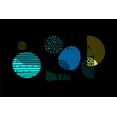 thumbnail image 2 of Bolokofsky, Ronald 18x13 White Modern Wood Framed Museum Art Print Titled - Mid Century Shapes 632, 2 of 4