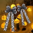 thumbnail image 6 of JWshufel Halloween Themed Decoration Ribbon for Parties with Foil Stamped Pumpkin and Skull Designs Long Lasting Polyester Material for Indoor Outdoor Festive Decor 196.8in Black, 6 of 6