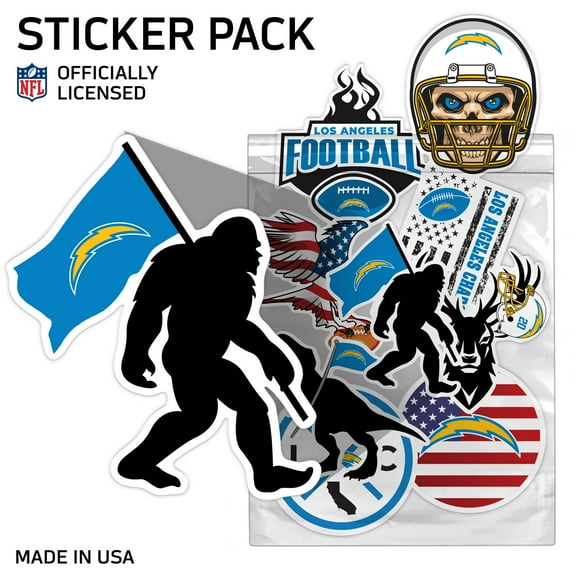 Los Angeles Chargers Assorted Sticker Pack