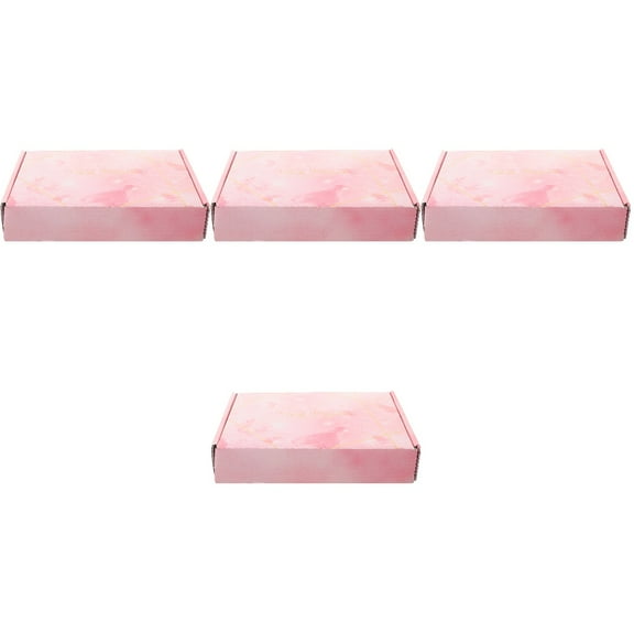 Raindrops 4pcs Gift Box Birthday Gift Package Box Presents Box Clothes Shirt Gift Box Paper Box