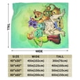 thumbnail image 4 of Manta de dibujos animados de Scooby Doo, manta de felpa grande súper suave y esponjosa para niños, niñas y adultos jóvenes, manta de franela cálida y acogedora para sala de estar, sofá cama para, 4 of 7