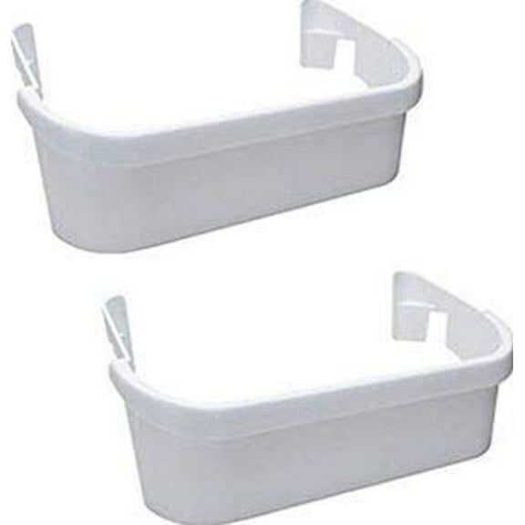 2 Pack Compatible Freezer Door Bin Shelf for Frigidaire BFHS2611LM0 FFHS2611LBF FFHS2611PF5 CRSH268MW4