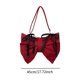 thumbnail image 5 of Bolso de hombro con lazo, informal, ligero, de nailon, bonito, para viajes, fiestas y calle. Rojo, 5 of 9
