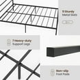 thumbnail image 6 of Gymax Queen Metal Canopy Platform Bed Frame Mattress Foundation w/ Slat Support, 6 of 10