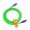 Green, variant on Agiufgs USB Type-C Data Cable, Liquid Material with Fast Charging, for Customized USB Shell Charging Setup and Daily Use, Purple