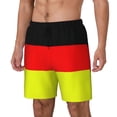 thumbnail image 5 of Mens German Flag Germany Swimming Trunks with Compression Liner Beach Quick Dry Swim Shorts, 5 of 6
