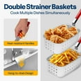 thumbnail image 5 of SPECSTAR Dual Basket Propane Deep Fryer and 54,000 BTU Cast Iron Burner Stand, 5 of 8