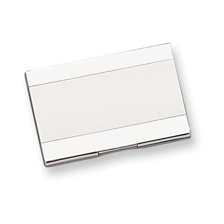 Nickel-plated Matte & Polished Business Card Case
